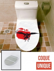 Housse de toilette - Décoration abattant wc Pomme de la mort
