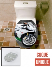 Housse de toilette - Décoration abattant wc aprilia moto wallpaper art