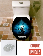 Housse de toilette - Décoration abattant wc Aquaman