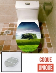 Housse de toilette - Décoration abattant wc Arbre dans la nature