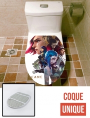 Housse de toilette - Décoration abattant wc Arcane Sisters Life