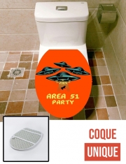 Housse de toilette - Décoration abattant wc Area 51 Alien Party