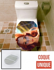 Housse de toilette - Décoration abattant wc Ariel Ginger