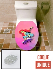 Housse de toilette - Décoration abattant wc Ariel