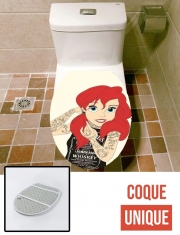 Housse de toilette - Décoration abattant wc Ariel tattoo Jack Daniels