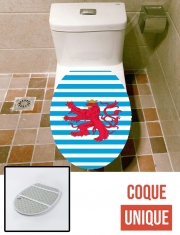 Housse de toilette - Décoration abattant wc Armoiries du Luxembourg