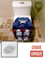 Housse de toilette - Décoration abattant wc Armour V1