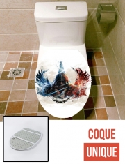 Housse de toilette - Décoration abattant wc Arno Revolution1789