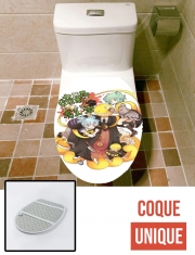 Housse de toilette - Décoration abattant wc Assassination Classroom Koro-sensei