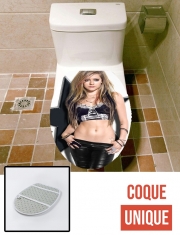 Housse de toilette - Décoration abattant wc Avril Lavigne