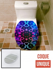 Housse de toilette - Décoration abattant wc Aztec Galaxy