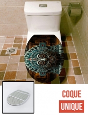 Housse de toilette - Décoration abattant wc Aztec God