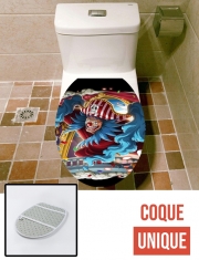 Housse de toilette - Décoration abattant wc Baggy le clown
