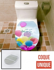 Housse de toilette - Décoration abattant wc balloon dreams