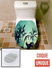 Housse de toilette - Décoration abattant wc Bamboo in the Nature