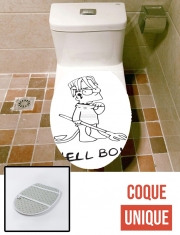 Housse de toilette - Décoration abattant wc Bart Hellboy
