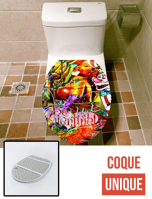 Housse de toilette - Décoration abattant wc Saint Valentin - Be My Valentine Gift