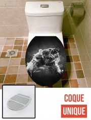Housse de toilette - Décoration abattant wc Ours