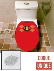 Housse de toilette - Décoration abattant wc Belgique Maillot Football 2018