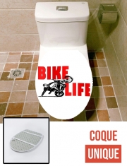 Housse de toilette - Décoration abattant wc Bikelife
