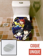 Housse de toilette - Décoration abattant wc Black Butler Fan Art