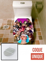 Housse de toilette - Décoration abattant wc Blackpink Lisa Collage