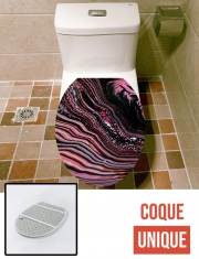 Housse de toilette - Décoration abattant wc BlackPink