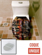 Housse de toilette - Décoration abattant wc Blues Music By Brozart