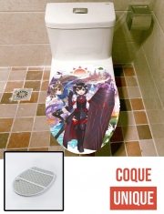 Housse de toilette - Décoration abattant wc Bofuri