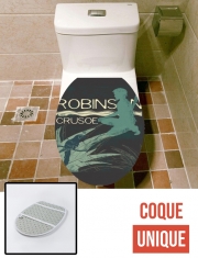 Housse de toilette - Décoration abattant wc Book Collection: Robinson Crusoe