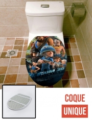 Housse de toilette - Décoration abattant wc Boom Beach Fan Art