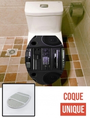 Housse de toilette - Décoration abattant wc Boombox