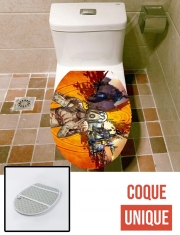 Housse de toilette - Décoration abattant wc Borderlands Fan Art