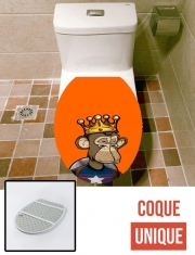 Housse de toilette - Décoration abattant wc Bored Captain Ape