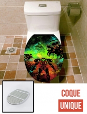 Housse de toilette - Décoration abattant wc Bounty Hunter Art