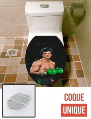 Housse de toilette - Décoration abattant wc Boxing Balboa Team