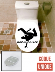 Housse de toilette - Décoration abattant wc Break Dance