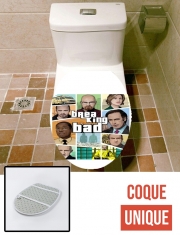 Housse de toilette - Décoration abattant wc Breaking Bad GTA Mashup