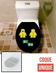 Housse de toilette - Décoration abattant wc Breaking Brick