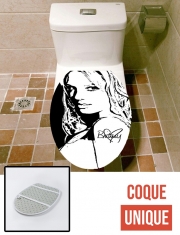 Housse de toilette - Décoration abattant wc Britney Tribute Signature
