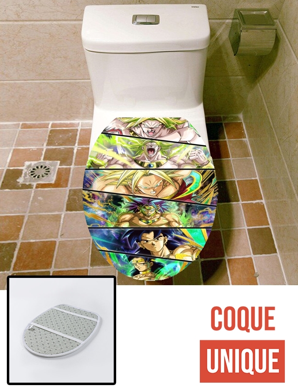 Housse de toilette - Décoration abattant wc Broly Evolution