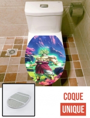 Housse de toilette - Décoration abattant wc Broly Legendary