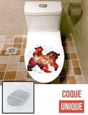 Housse de toilette - Décoration abattant wc Brother Bear Watercolor