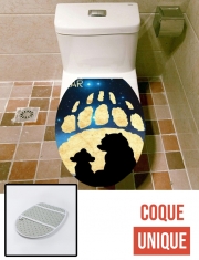 Housse de toilette - Décoration abattant wc Brother Bear
