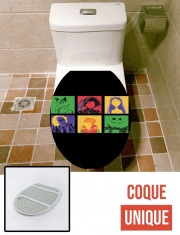 Housse de toilette - Décoration abattant wc Burton Pop