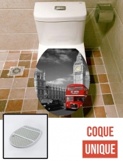 Housse de toilette - Décoration abattant wc Bus Rouge de Londres
