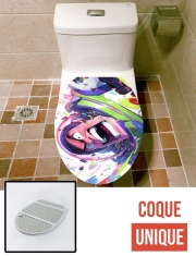 Housse de toilette - Décoration abattant wc Buzz Angry
