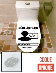 Housse de toilette - Décoration abattant wc Cadeau étudiant développeur informaticien