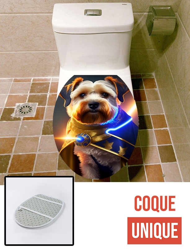 Housse de toilette - Décoration abattant wc Cairn terrier