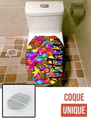 Housse de toilette - Décoration abattant wc Candy Monogram - Arthur